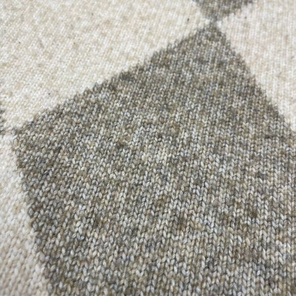 H&M x Pringle of Scotland Diamond Pattern Wool Knit Turtleneck Sweater Medium - Picture 4 of 7